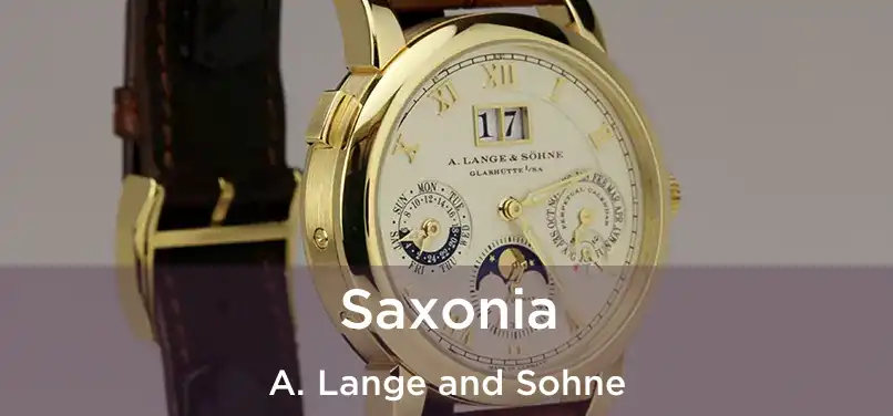  Saxonia A. Lange and Sohne